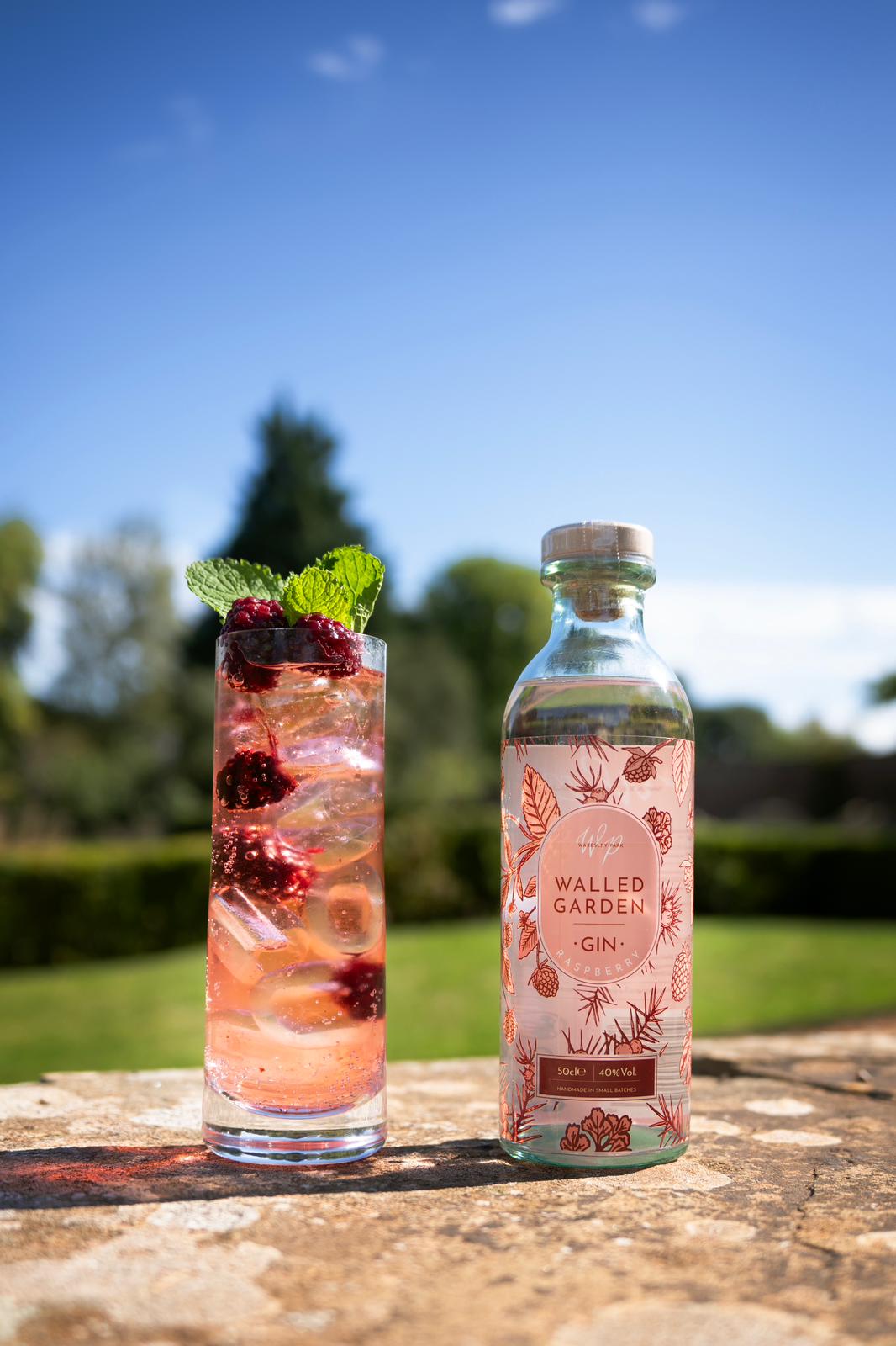 Raspberry Gin, long and cold