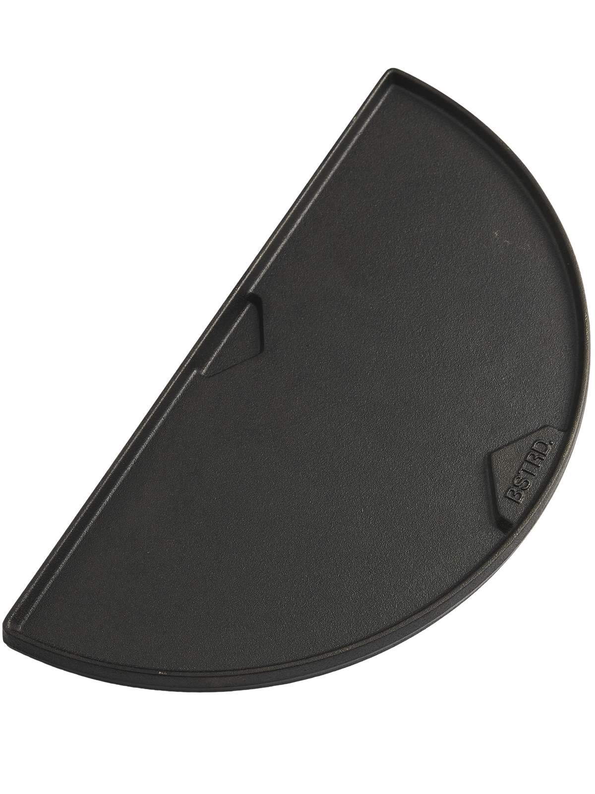 BSTRD. 180 cast iron griddle, half-moon, for the Large kamado