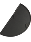 BSTRD. 180 cast iron griddle, half-moon, for the Large kamado