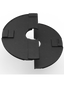 BSTRD. Shield cast iron heat deflector for the Large kamado